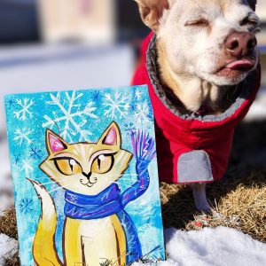 (FRI-JAN.9) Parent+Child Winter Cat